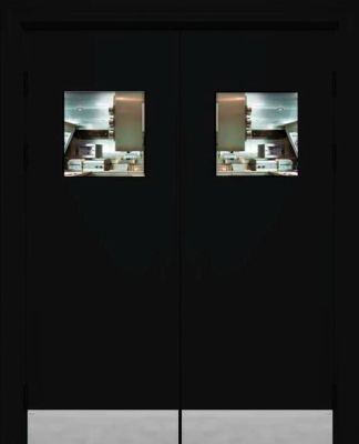 Маятник 2 ПО с квадратным окном с отбойной доской (низ) х2