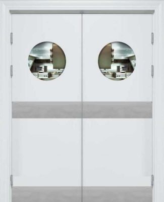 Маятник 2 круглое окно ПО с отбойными досками (середина и низ) х2