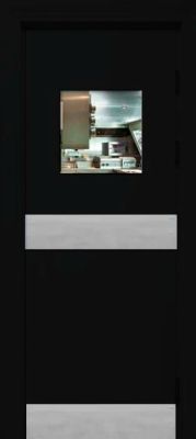 Маятник ПО с квадратным окном с отбойными досками (низ и середина) х1